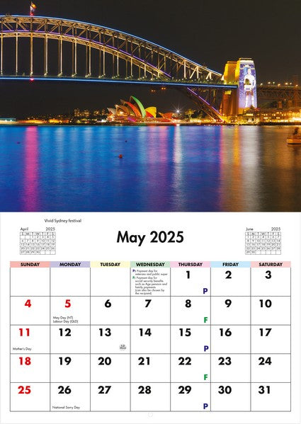 2026 Sydney in Focus Wall Calendar