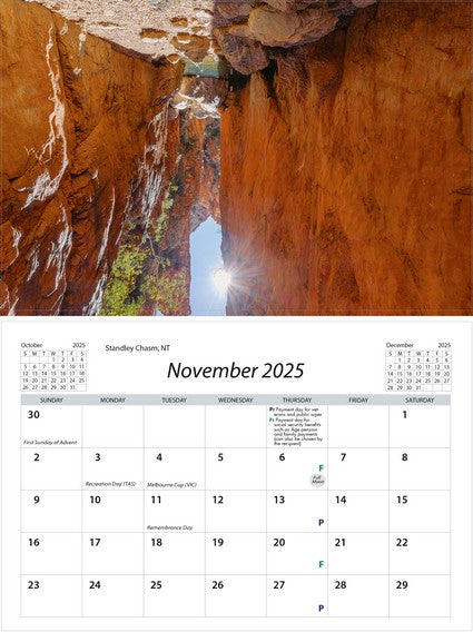 2026 Australian Inspirations Desktop Calendar
