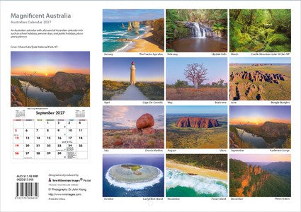 2027 Magnificent Australia Wall Calendar