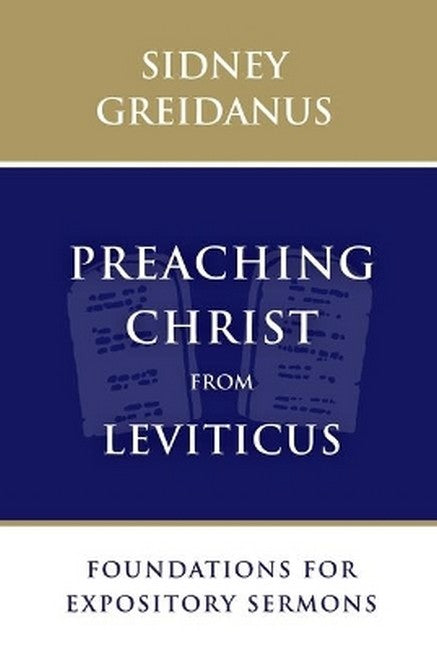 Preaching Christ from Leviticus