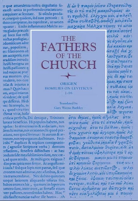 Homilies on Leviticus 1-16