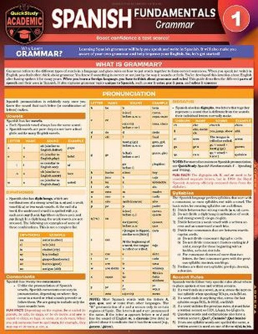 Spanish Fundamentals 1 - Grammar 2/e