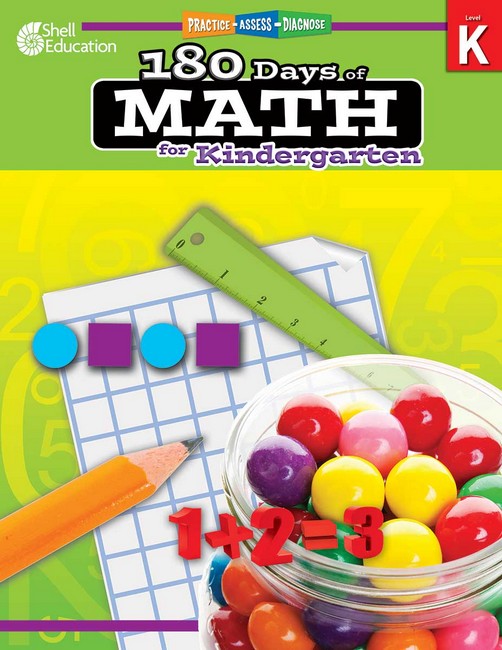 180 Days: Math for Kindergarten