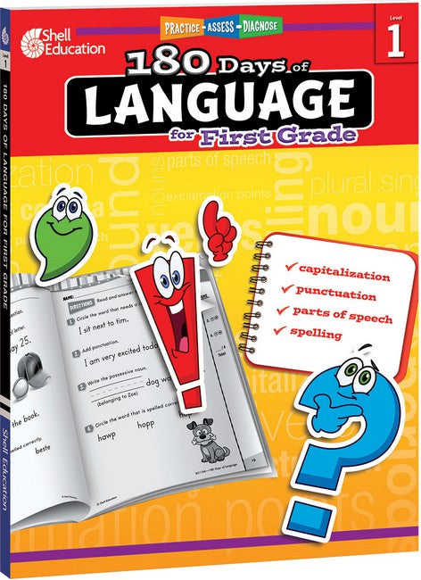 180 Days: Language for First Grade