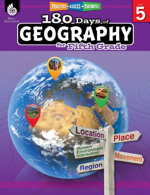 180 Days: Geography for Fifth Grade