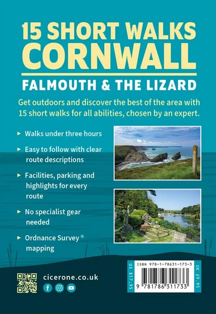 15 Short Walks in Cornwall: Falmouth and the Lizard