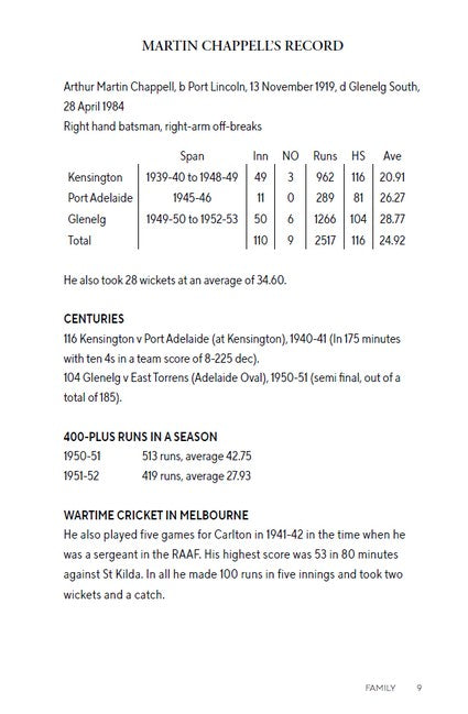 The Chappell Chronicles