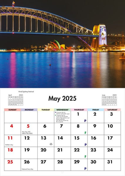 2026 Sydney in Focus Wall Calendar