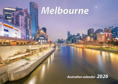 2026 Melbourne Wall Calendar