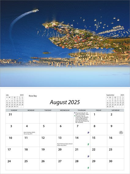 2026 Sydney Harbour Desktop Calendar