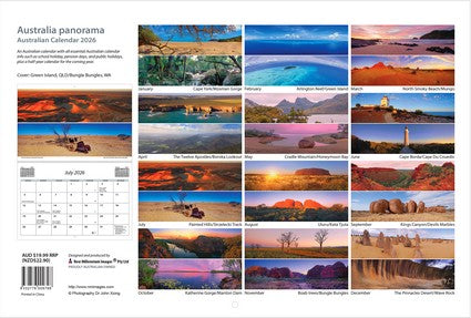 2026 Australia Panorama Large Wall Calendar