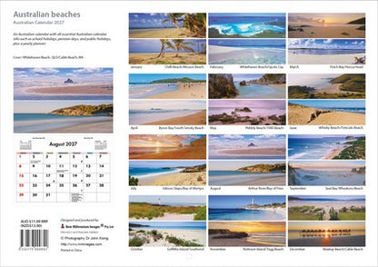 2027 Australian Beaches Wall Calendar