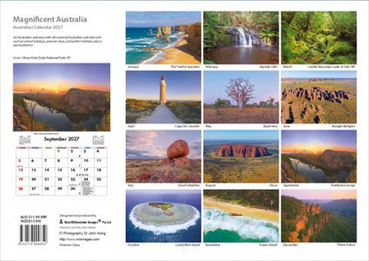 2027 Magnificent Australia Wall Calendar