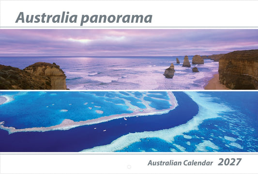 2027 Australia Panorama Large Wall Spiral Bound Calendar