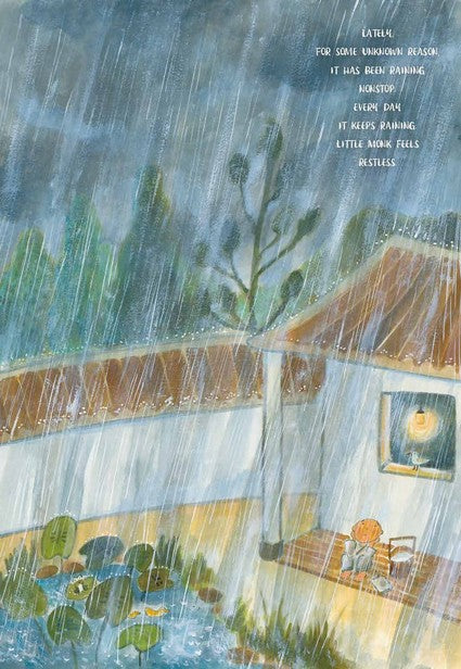 Little Monk Writes Rain