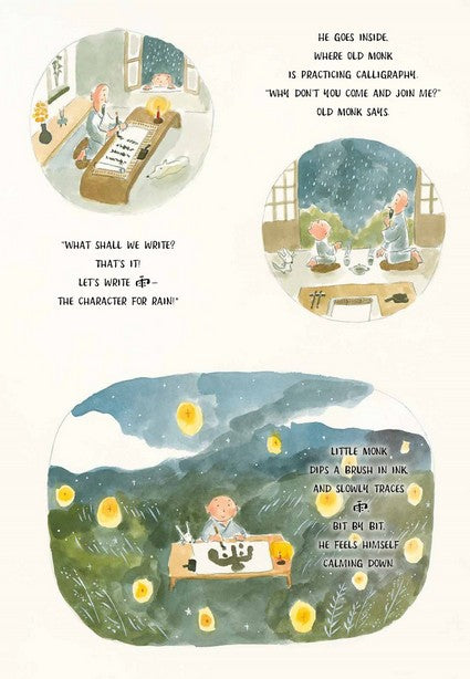 Little Monk Writes Rain