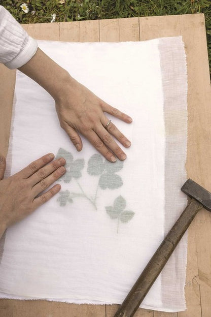 The Art of Tataki Zome Botanical: Fabric Printing