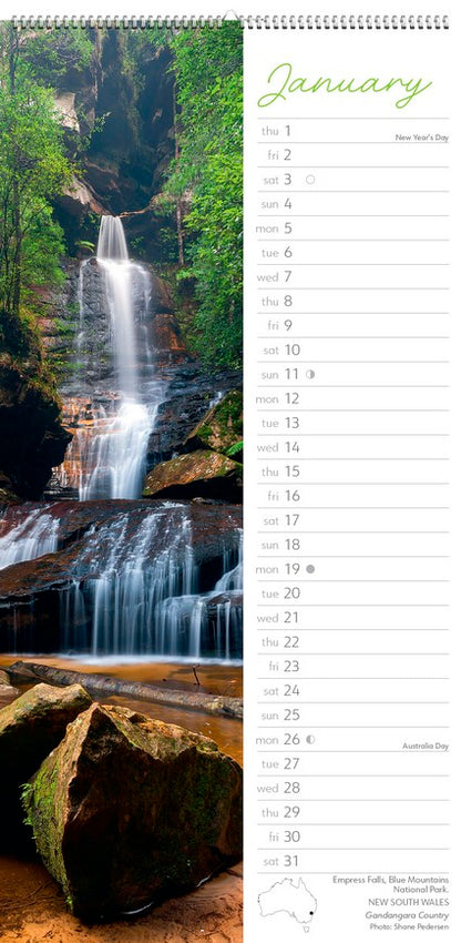 2026 Wild Places of Australia Slimline Calendar