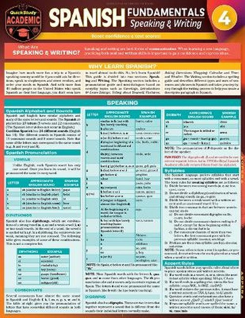 Spanish Fundamentals 4 - Speaking & Writing 2/e