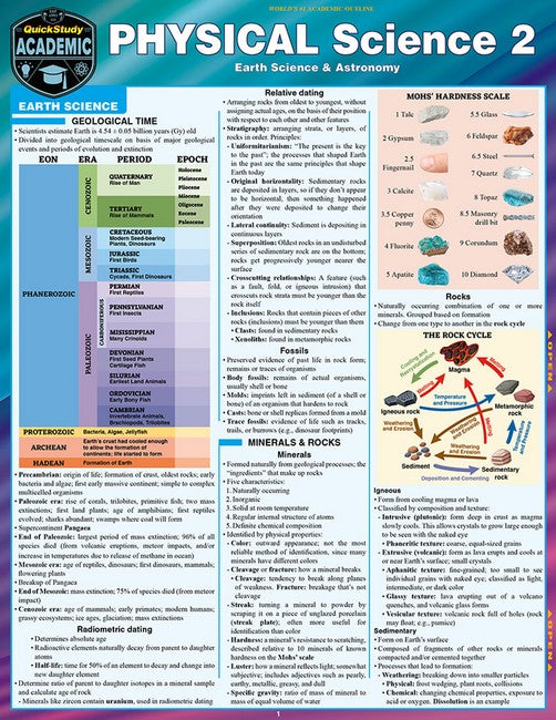 Physical Science 2 - Astronomy & Earth Science