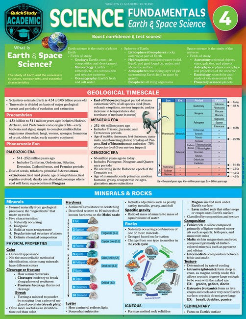 Science Fundamentals 4 - Earth & Space