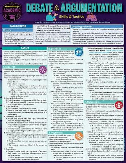 Debate & Argumentation - Skills & Tactics