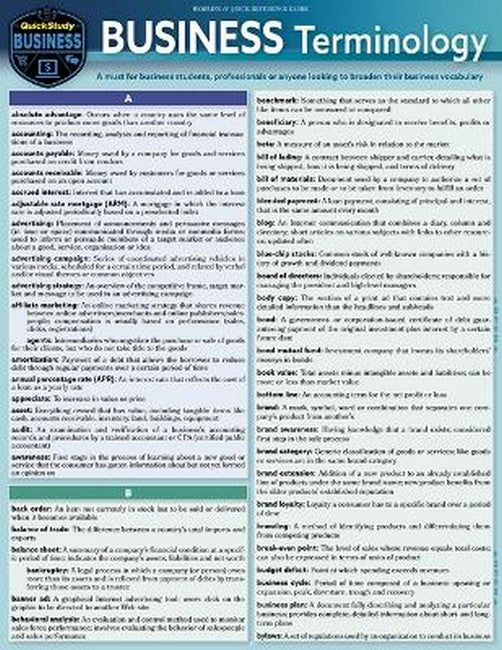 Business Terminology