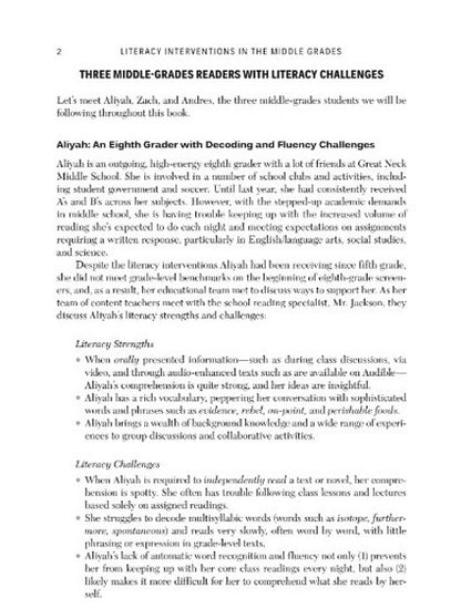 Literacy Intervention in the Middle Grades