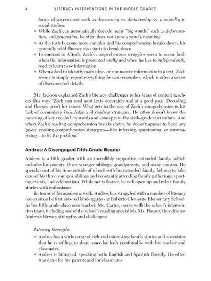 Literacy Intervention in the Middle Grades