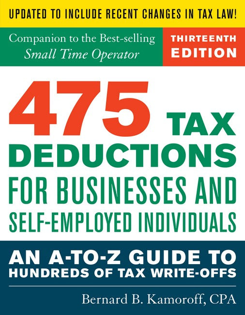 475 Tax Deductions for Businesses and Self-Employed Individuals