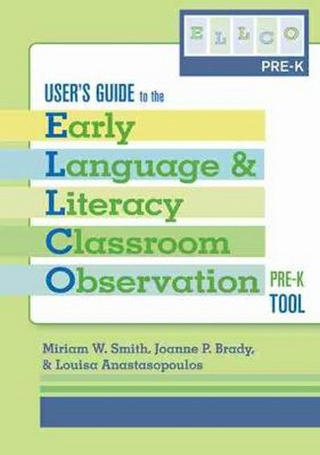 Early Language and Literacy Classroom Observation