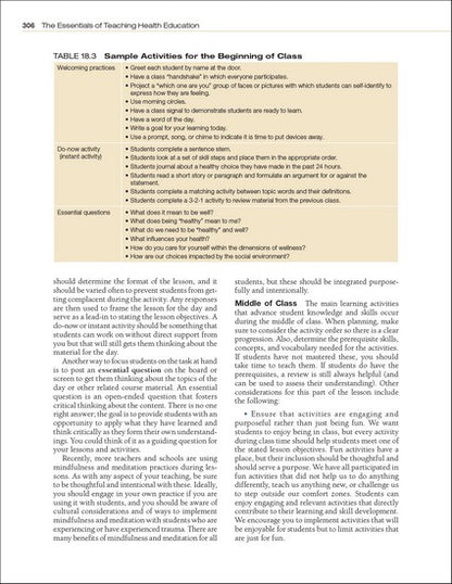 The Essentials of Teaching Health Education