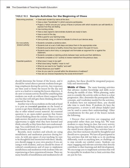 The Essentials of Teaching Health Education