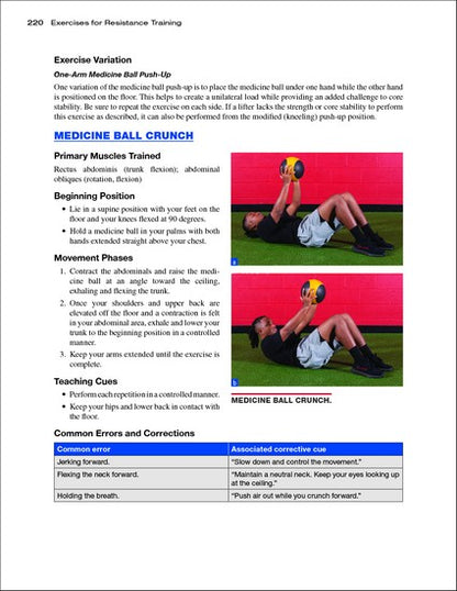 Exercises for Resistance Training