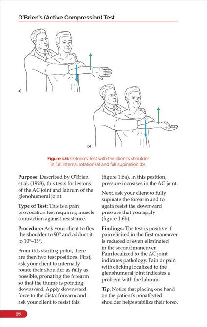 The Pocket Atlas of Special Tests for the Upper Limb