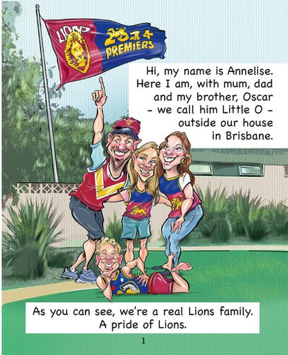 Annelise and The Pride of Lions