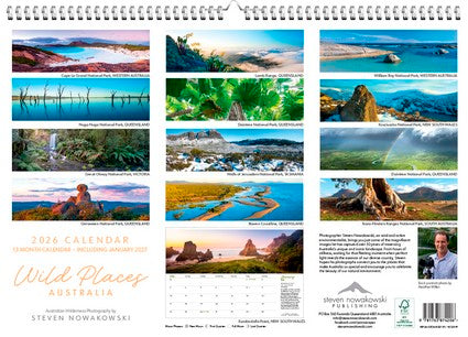 2026 Wild Places of Australia Wall Calendar