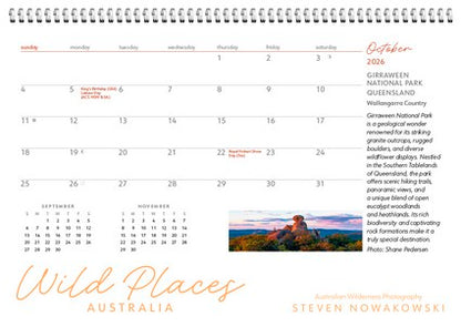 2026 Wild Places of Australia Desk Easel