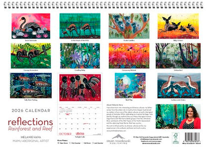 2026 Reflections - Rainforest and Reef Wall Calendar
