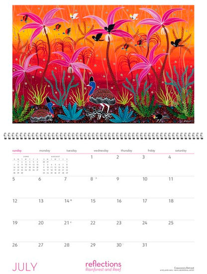 2026 Reflections - Rainforest and Reef Wall Calendar