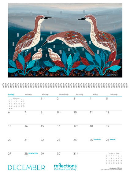 2026 Reflections - Rainforest and Reef Wall Calendar