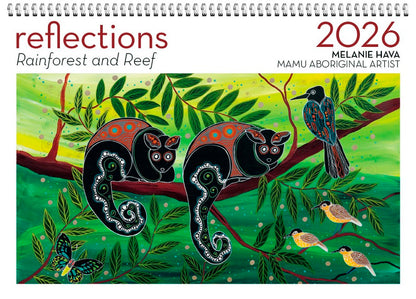 2026 Reflections - Rainforest and Reef Wall Calendar