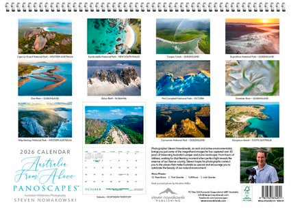 2026 Australia from Above - Panoscapes Wall Calendar