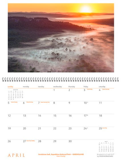 2026 Australia from Above - Panoscapes Wall Calendar