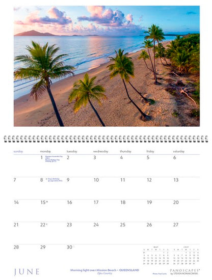 2026 Coastlines - Panoscapes Wall Calendar