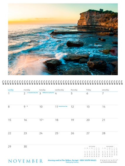 2026 Coastlines - Panoscapes Wall Calendar