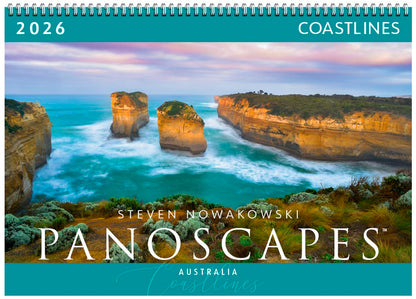 2026 Coastlines - Panoscapes Wall Calendar