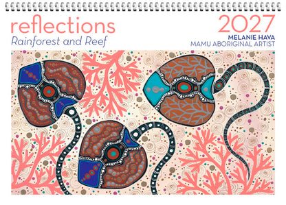 2027 Reflections - Rainforest and Reef Wall Calendar