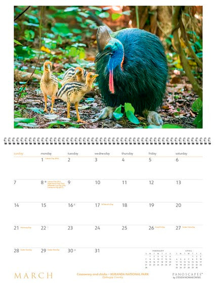 2027 - Tropical North Queensland - Panoscapes Wall Calendar