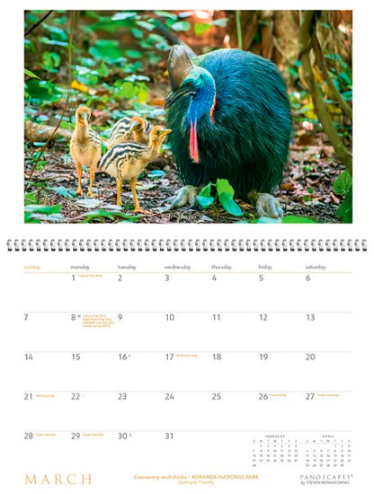2027 - Tropical North Queensland - Panoscapes Wall Calendar